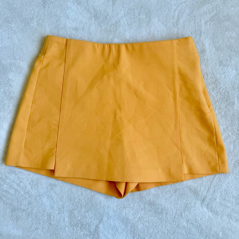 Zara Asymmetrical Skort in Orange - Picture 5 of 13